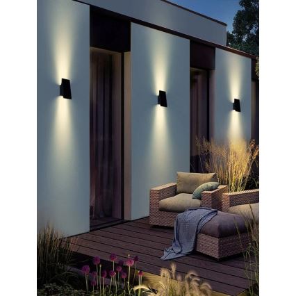 Viking - LED regulējams saules sienas gaismeklis LED/1,5W/3,7V IP65 4000K 2000 mAh