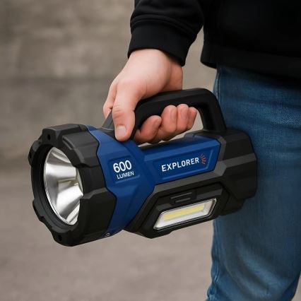 Viking - LED lukturis ar regulējamu spilgtumu, uzlādējams, LED/5V, IPX4, 1000 lm, 8000 mAh