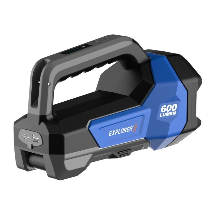 Viking - LED lukturis ar regulējamu spilgtumu, uzlādējams, LED/5V, IPX4, 1000 lm, 8000 mAh