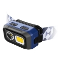 Viking - LED regulējamā uzlādējamā galvas lampa ar sensoru LED/5V IPX4 400 lm 3xAAA/1000 mAh