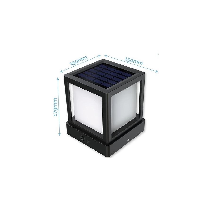 Viking - LED saules lampa ar sensoru LED/1,4W/3,7V IP54 4000K 2000 mAh
