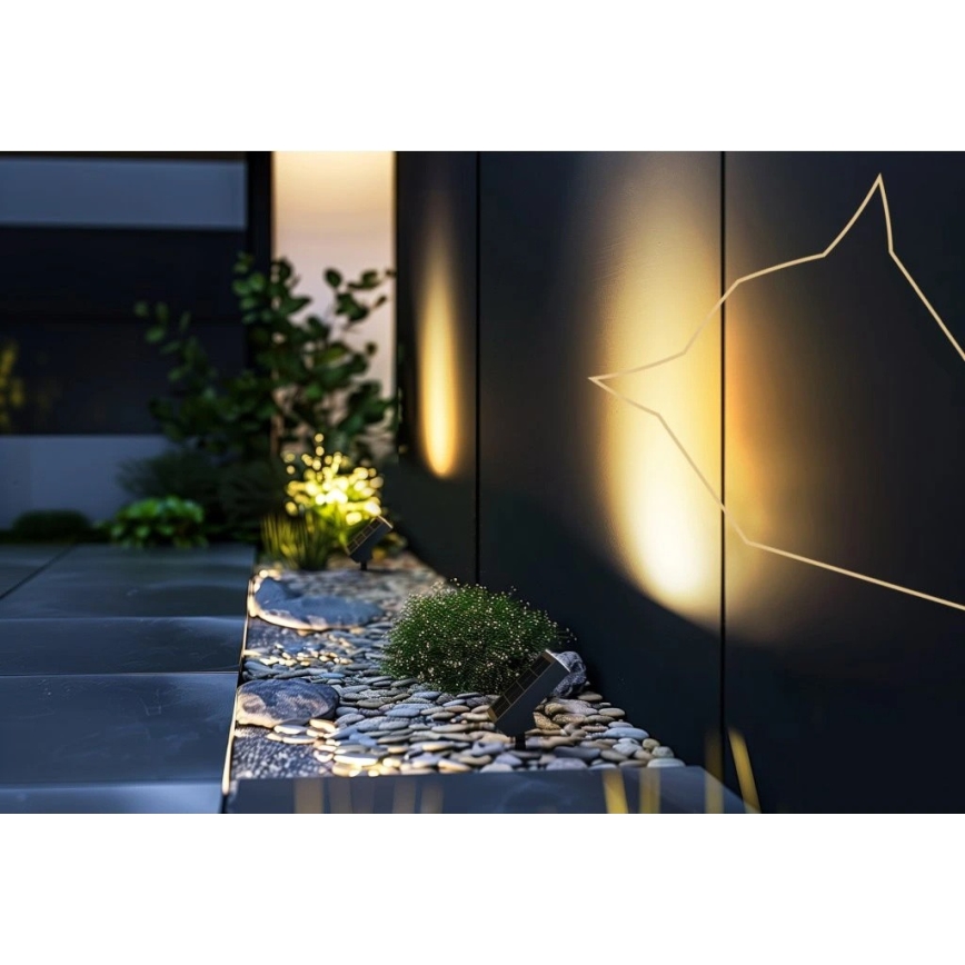 Viking - LED saules lampa LED/1,4W/3,7V IP65 3000K