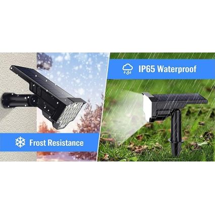 Viking - LED saules lampa LED/1W/3,7V IP65 6000K 2200 mAh