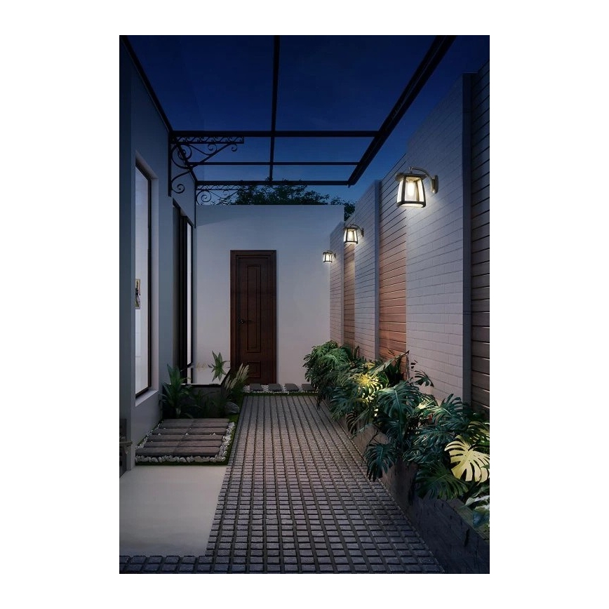 Viking - LED saules sienas gaismeklis ar regulējamu spilgtumu LED/2W/3,7V IP54 4000K 2000 mAh