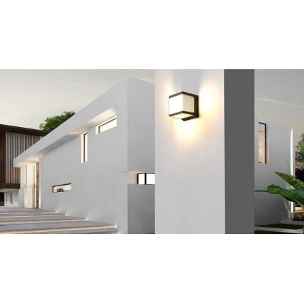 Viking - LED saules sienas gaismeklis ar sensoru LED/1,5W/3,7V IP54 4000K 2000 mAh