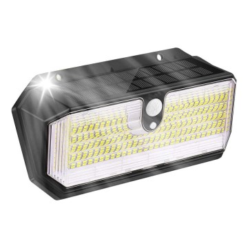 Viking - LED saules sienas gaismeklis ar sensoru LED/2W/3,7V IP65 6000K 2200 mAh