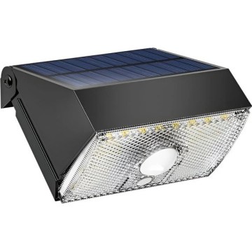 Viking - LED saules sienas gaismeklis ar sensoru LED/3,7V IP54 3000/4000K 2000 mAh