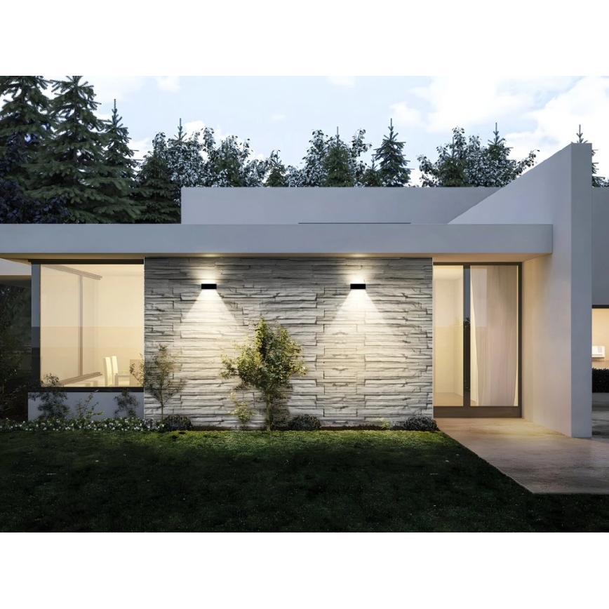 Viking - LED saules sienas gaismeklis LED/1,3W/3,7V IP44 4000K 2000 mAh