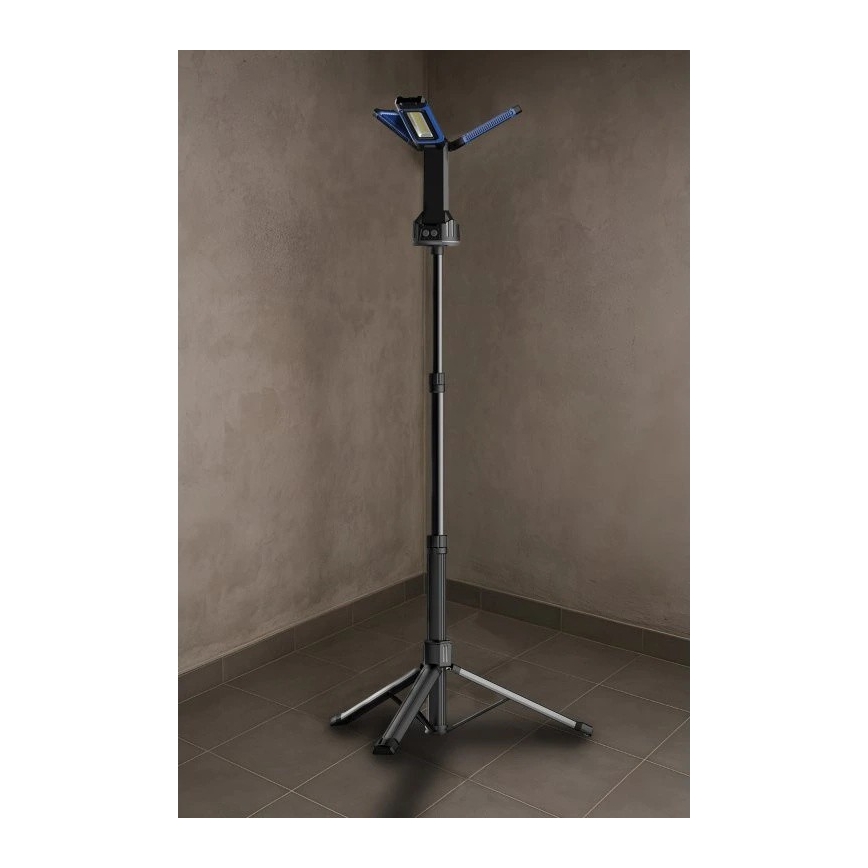 Viking - LED uzlādējamais reflektors ar statīvu 3xLED/5V IPX4 7000 lm 4000 mAh