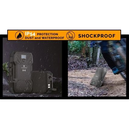 Viking - powerbank ar LED lukturi, bezvadu uzlādi un saules paneli Power Delivery 22,5W/30000 mAh