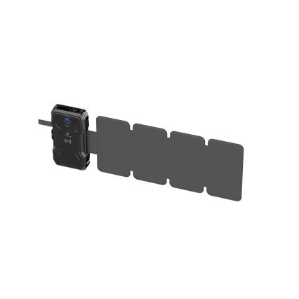 Viking - Powerbank ar iebūvētu LED lukturi, bezvadu uzlādi un saules paneli, Power Delivery 22,5 W / 20000 mAh
