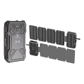 Viking - Powerbank ar iebūvētu LED lukturi, bezvadu uzlādi un saules paneli, Power Delivery 22,5 W / 20000 mAh