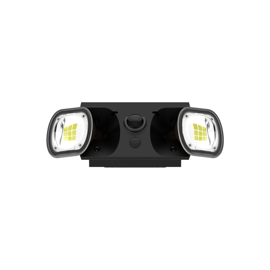 Viking - ar saules enerģiju darbināms, dimmējams LED sienas elastīgais gaismeklis ar sensoru LED/1,3W/3,7V IP44 4000K 2000 mAh