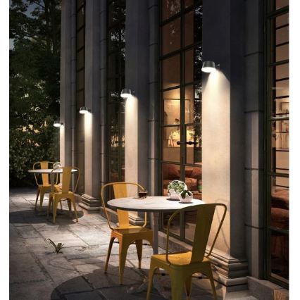 Viking - regulējams LED saules sienas gaismeklis ar sensoru LED/1W/3,7V IP44 4000K 2000 mAh