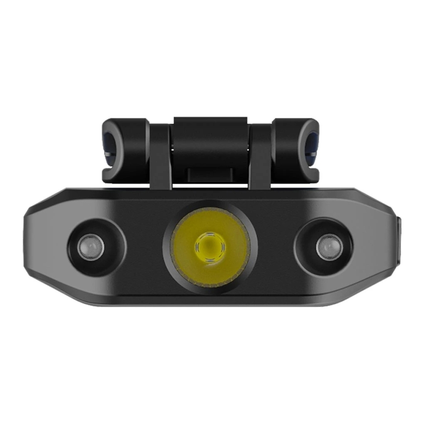 Viking - LED regulējams uzlādējamais lukturis ar sensoru un sarkano gaismu LED/5V IPX4 200 lm 500 mAh