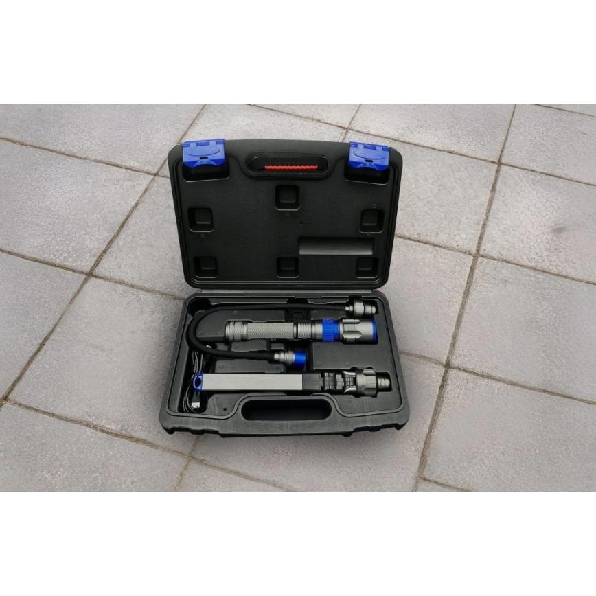 Viking - uzlādējams 3‑1 LED lukturis, 5V, IPX4, 380 lm, 2200 mAh