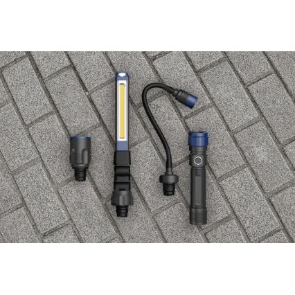 Viking - uzlādējams 3‑1 LED lukturis, 5V, IPX4, 380 lm, 2200 mAh