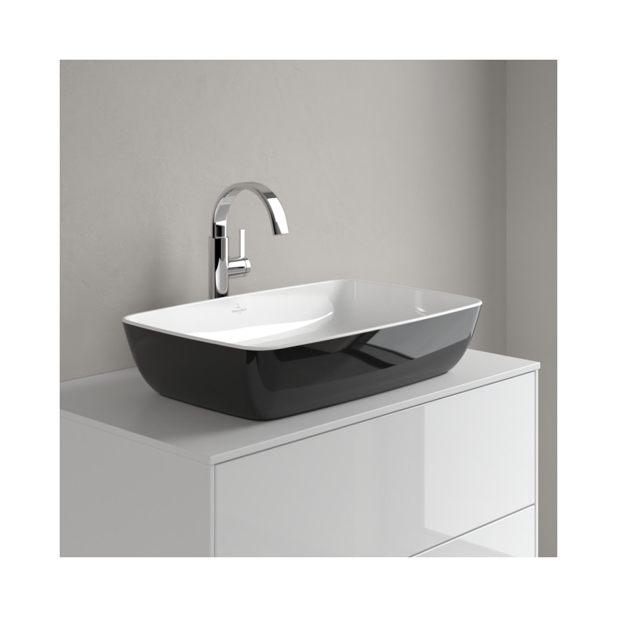 Villeroy & Boch 417258BCT8 - ARTIS virsmas uzstādāma izlietne 58x38,5 cm keramika/melna