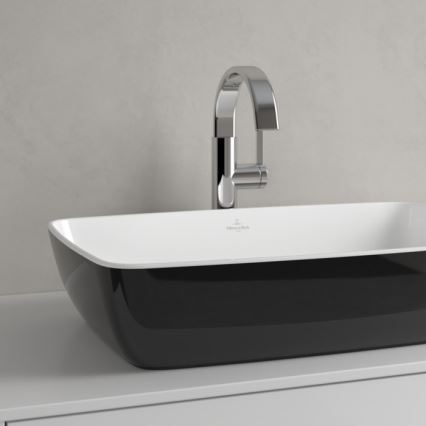 Villeroy & Boch 417258BCT8 - ARTIS virsmas uzstādāma izlietne 58x38,5 cm keramika/melna