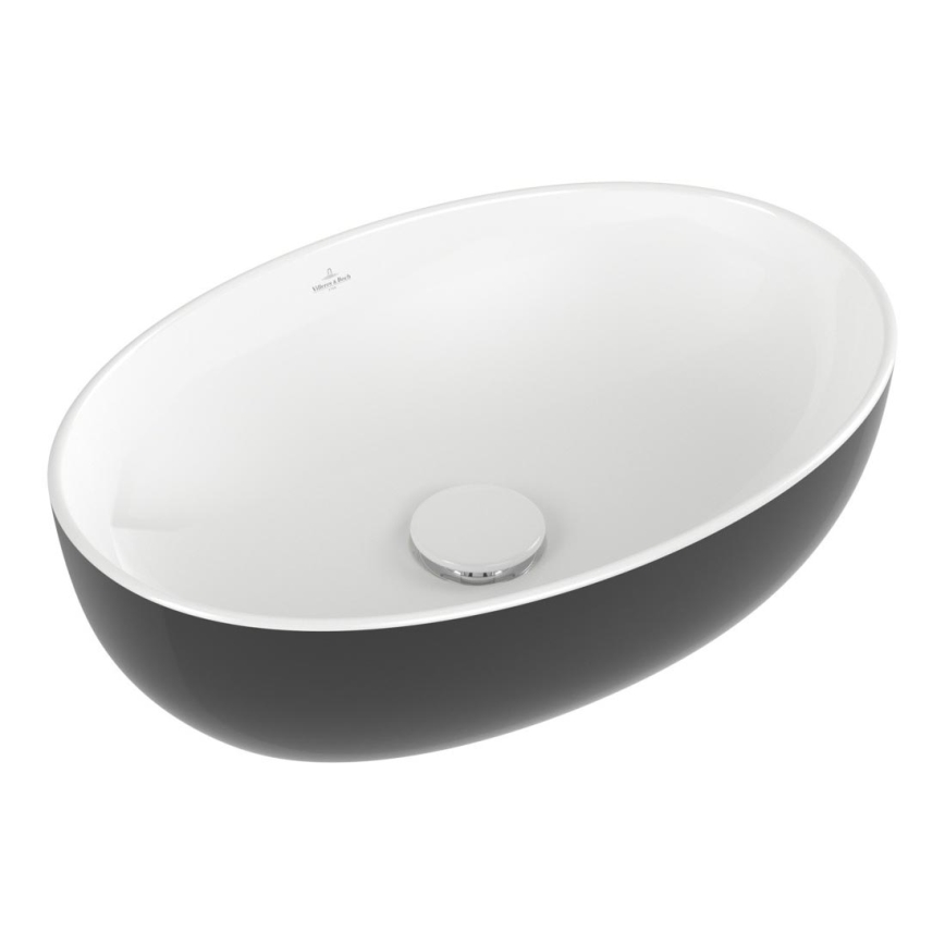 Villeroy & Boch 438848BCT8 - Iebūvējamā izlietne ARTIS 48x32,5 cm keramika/melna