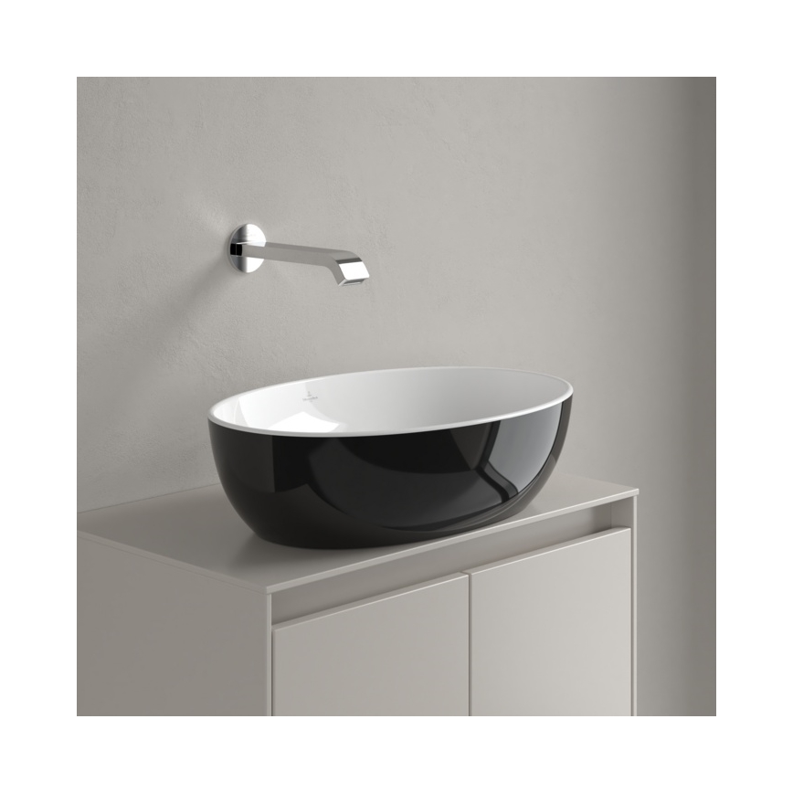 Villeroy & Boch 438848BCT8 - Iebūvējamā izlietne ARTIS 48x32,5 cm keramika/melna