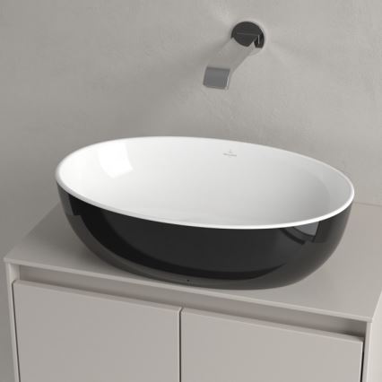 Villeroy & Boch 438848BCT8 - Iebūvējamā izlietne ARTIS 48x32,5 cm keramika/melna