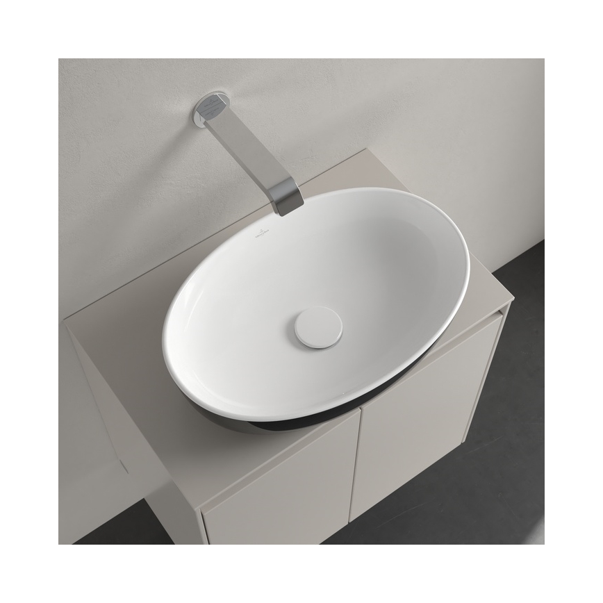 Villeroy & Boch 438848BCT8 - Iebūvējamā izlietne ARTIS 48x32,5 cm keramika/melna