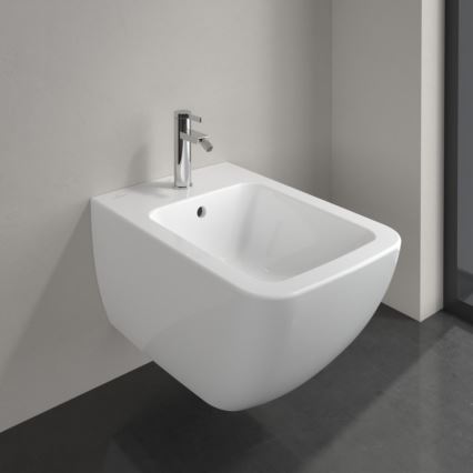 Villeroy & Boch 44110001 - Sienas piestiprināms bidē VENTICELLO keramika/balta