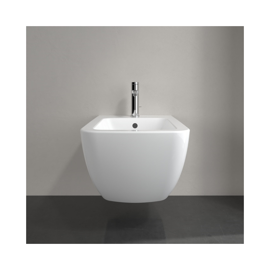 Villeroy & Boch 44110001 - Sienas piestiprināms bidē VENTICELLO keramika/balta