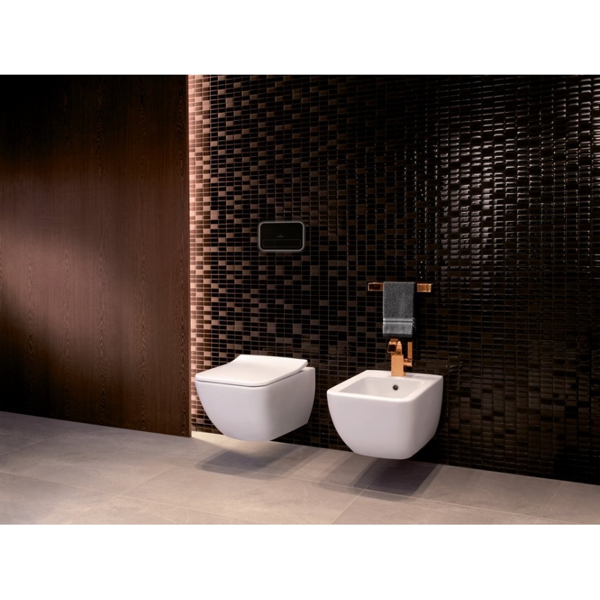 Villeroy & Boch 44110001 - Sienas piestiprināms bidē VENTICELLO keramika/balta