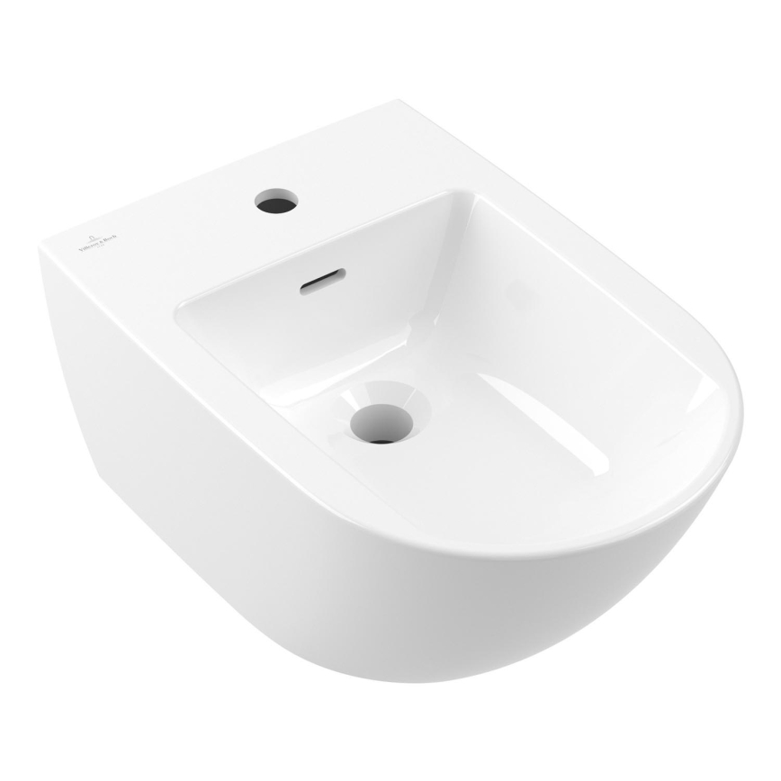 Villeroy & Boch 44700001 - Sienas stiprināms bide SUBWAY 3.0 keramika/balta