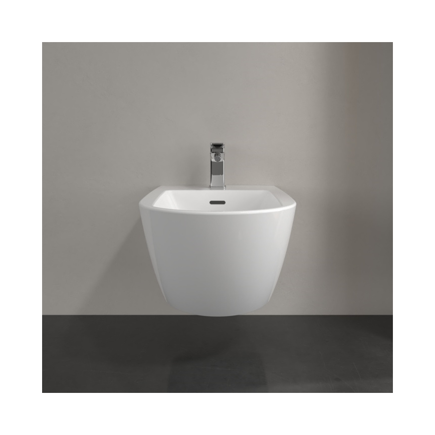 Villeroy & Boch 447000R1 - Sienas piestiprināms bidē SUBWAY 3.0, keramika/balta
