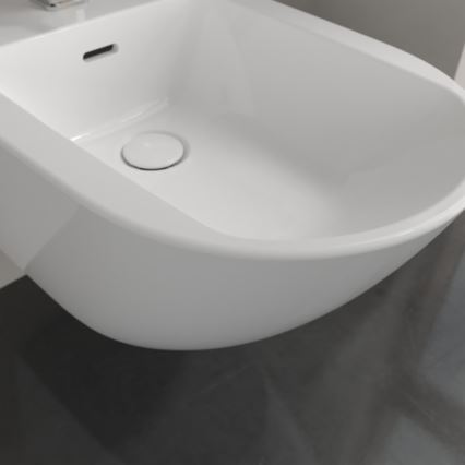 Villeroy & Boch 447000R1 - Sienas piestiprināms bidē SUBWAY 3.0, keramika/balta