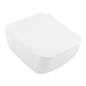 Villeroy & Boch 4611RLR1 - Piekaramais WC ar SoftClose sēdekli VENTICELLO keramika/balta
