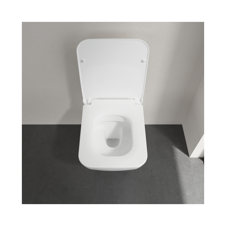 Villeroy & Boch 4611RLR1 - Piekaramais WC ar SoftClose sēdekli VENTICELLO keramika/balta