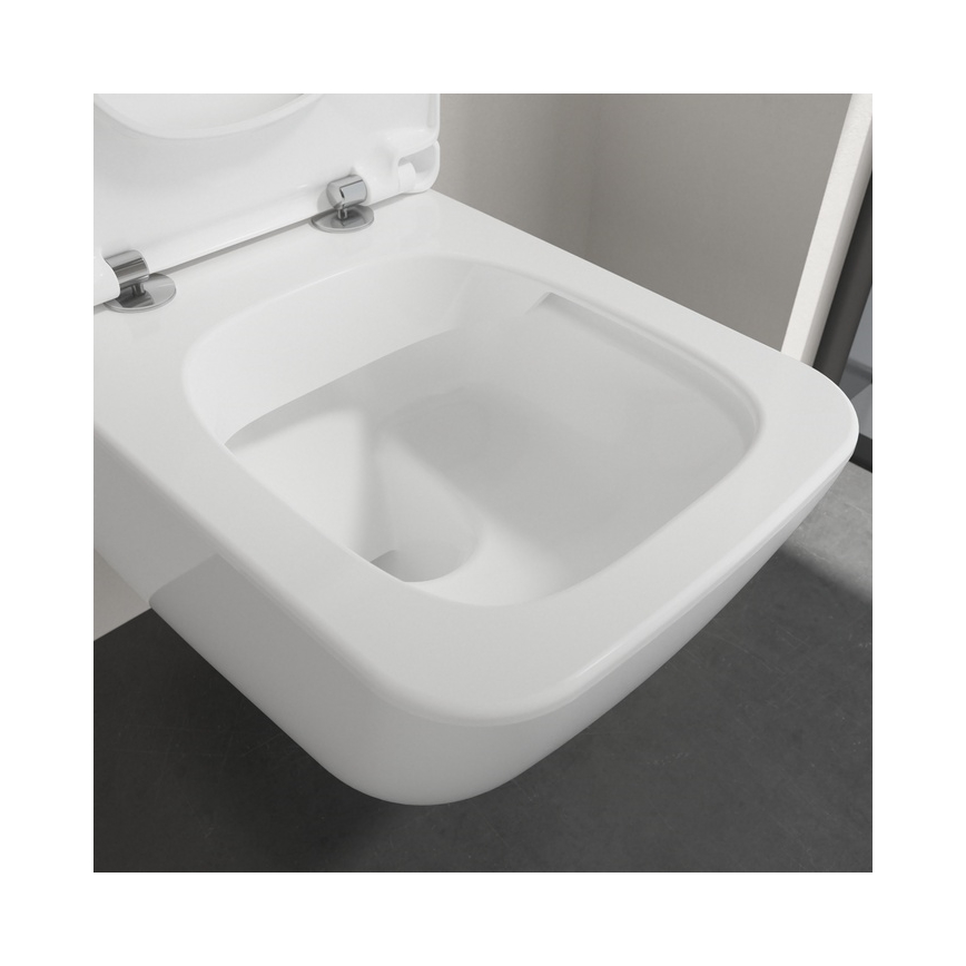 Villeroy & Boch 4611RLR1 - Piekaramais WC ar SoftClose sēdekli VENTICELLO keramika/balta