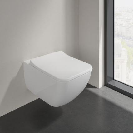 Villeroy & Boch 4611RS01 - Piekaramais WC ar SoftClose sēdekli VENTICELLO keramika/balta