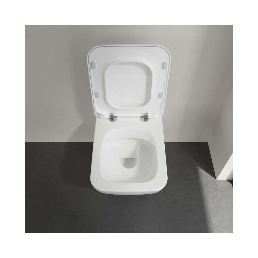 Villeroy & Boch 4611RS01 - Piekaramais WC ar SoftClose sēdekli VENTICELLO keramika/balta