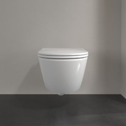 Villeroy & Boch 4670T901 - Karājošais WC ar SoftClose sēdekli SUBWAY 3.0 keramika/balta