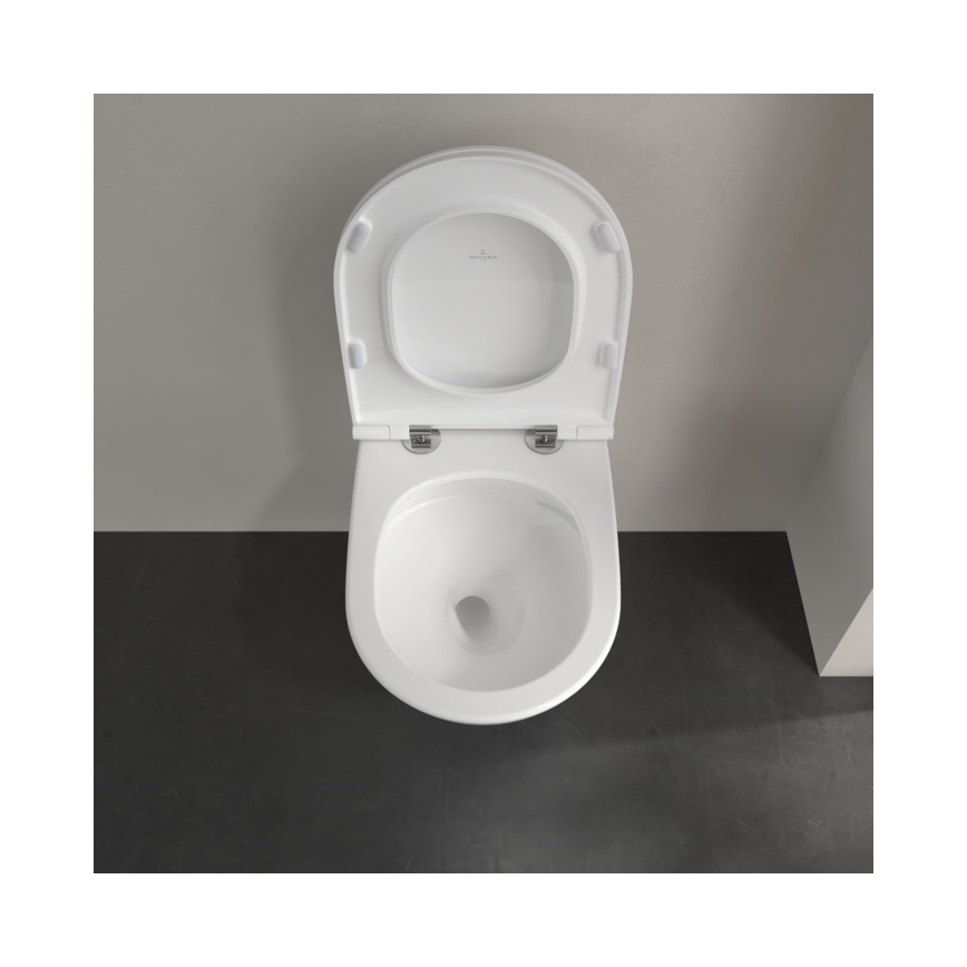 Villeroy & Boch 4670T901 - Karājošais WC ar SoftClose sēdekli SUBWAY 3.0 keramika/balta