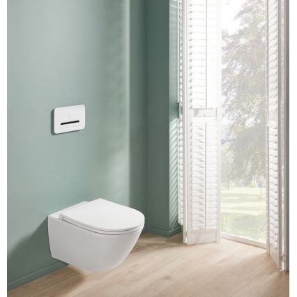 Villeroy & Boch 4670T901 - Karājošais WC ar SoftClose sēdekli SUBWAY 3.0 keramika/balta