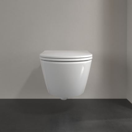 Villeroy & Boch 4670T9R1 - Karājošais tualetes pods ar SoftClose vāku SUBWAY 3.0 keramika/balta