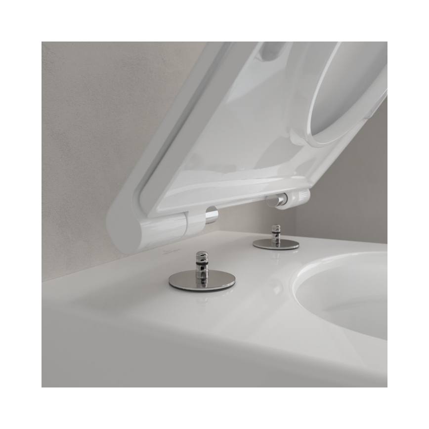 Villeroy & Boch 4670T9R1 - Karājošais tualetes pods ar SoftClose vāku SUBWAY 3.0 keramika/balta