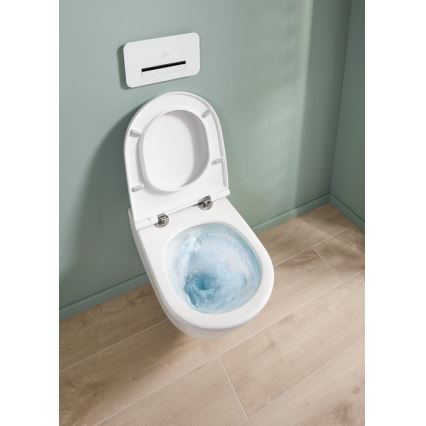 Villeroy & Boch 4670T9R1 - Karājošais tualetes pods ar SoftClose vāku SUBWAY 3.0 keramika/balta