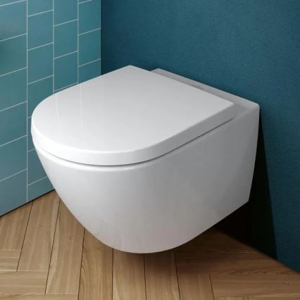 Villeroy & Boch 4670TS01 - Karājams WC ar SoftClose sēdekli SUBWAY 3.0 keramika/balta