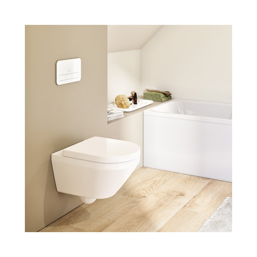 Villeroy & Boch 4694CL01 - Sienas piestiprināms WC ar SoftClose sēdekli ARCHITECTURA keramika/balta