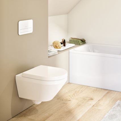 Villeroy & Boch 4694CLR1 - sienas WC ar SoftClose sēdekli ARCHITECTURA keramika/balta