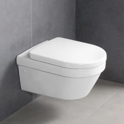 Villeroy & Boch 4694HRR1 - Karājams WC ar SoftClose vāku ARCHITECTURA keramika/balta