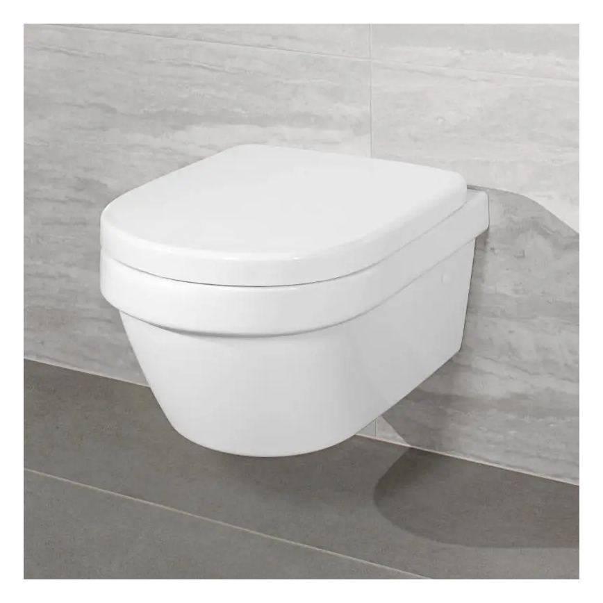Villeroy & Boch 4694HRR1 - Karājams WC ar SoftClose vāku ARCHITECTURA keramika/balta