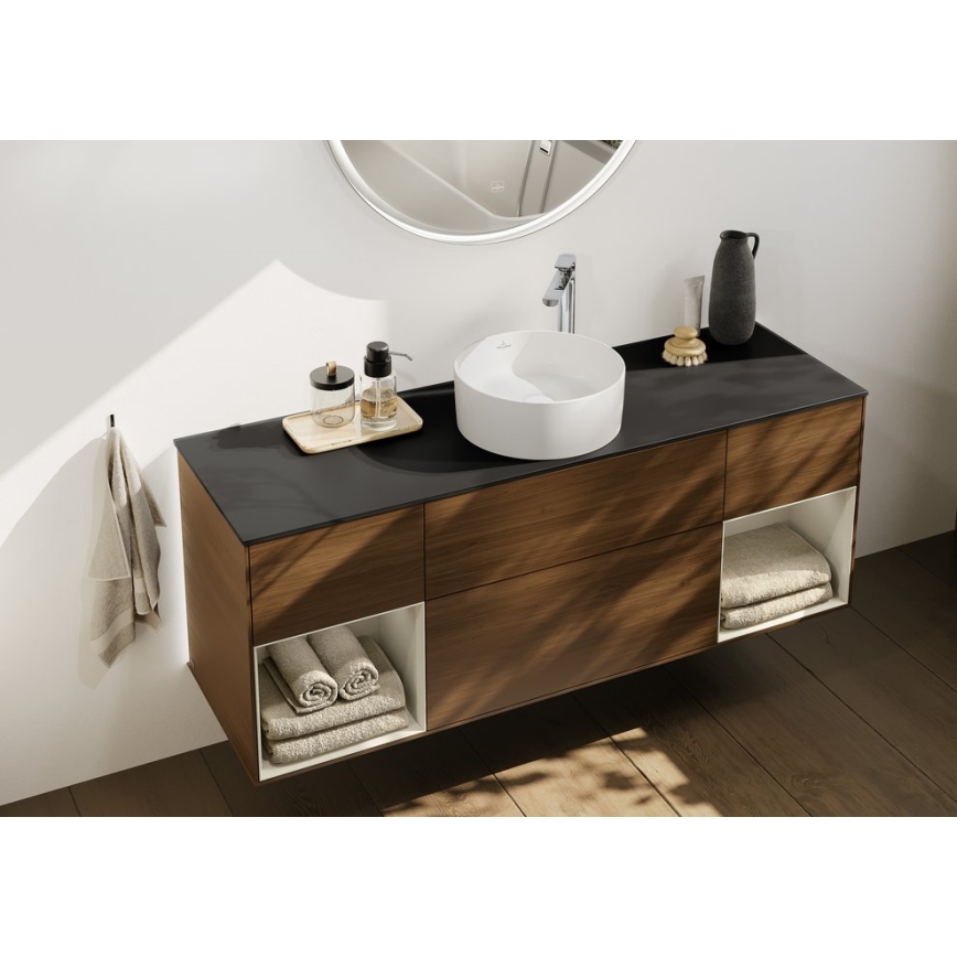 Villeroy & Boch 4A184001 - COLLARO uz virsmas montējamā izlietne Ø 40 cm, keramika, balta